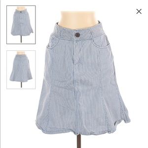 Marc Striped Knee Length Fall Skirt